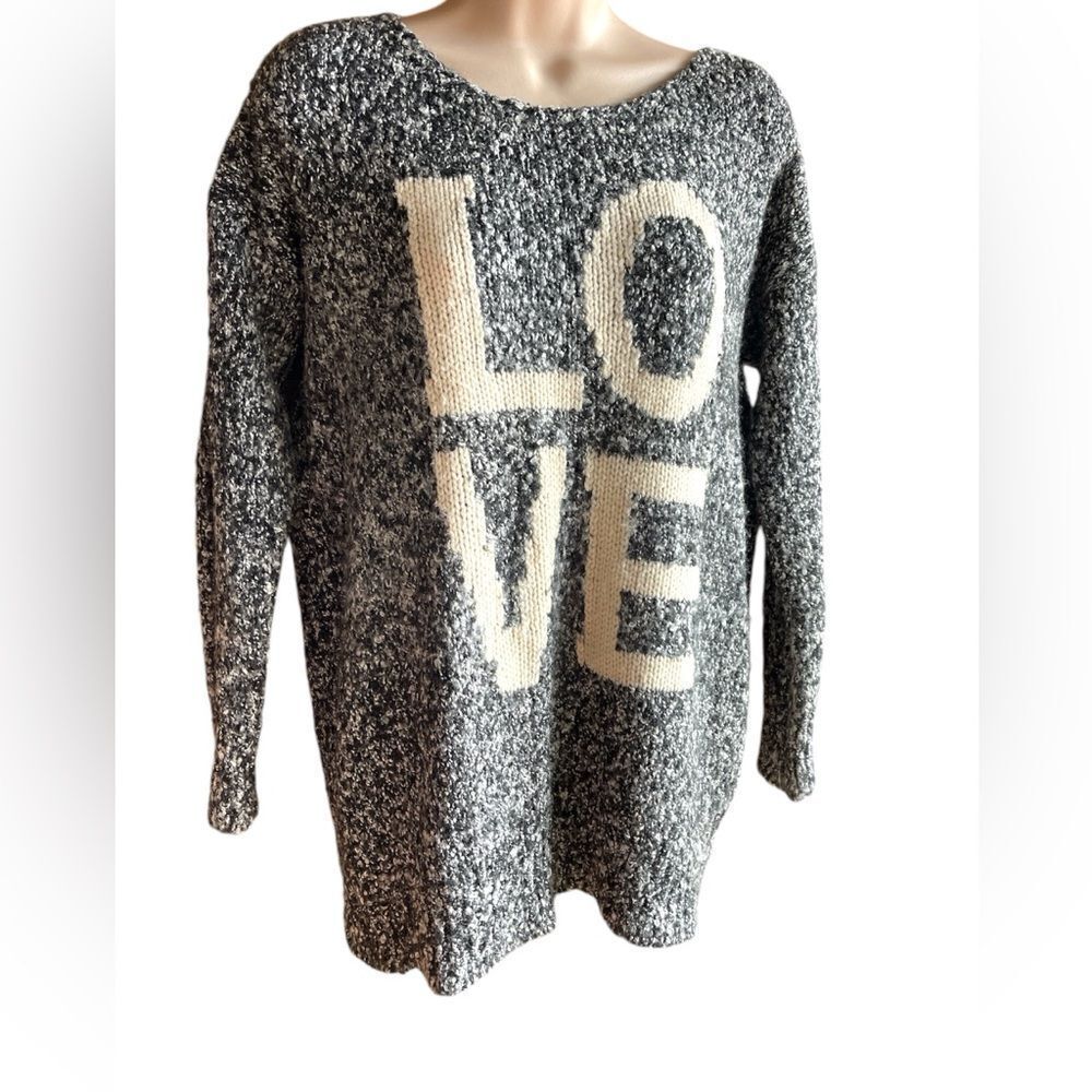 Debut Love Sweater gray/black